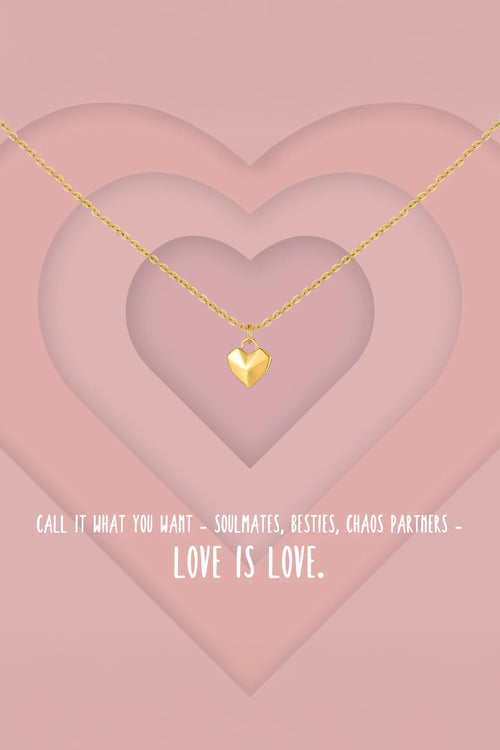 Bold Love Heart Necklace