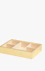 Gold Metallic Stackable Jewellery Box