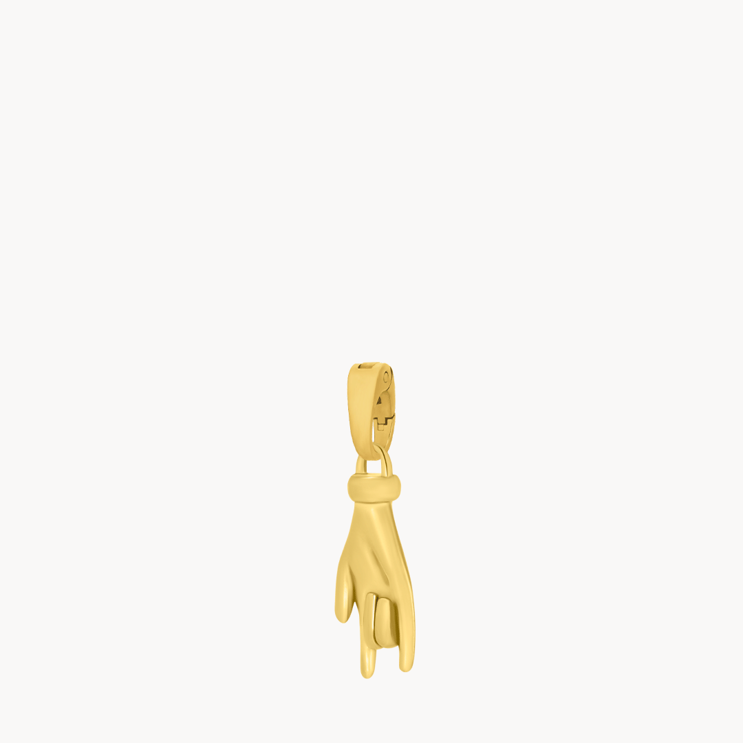Good Luck Hand Sign Charm