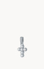 Timeless Pearl Salib Silver Charm