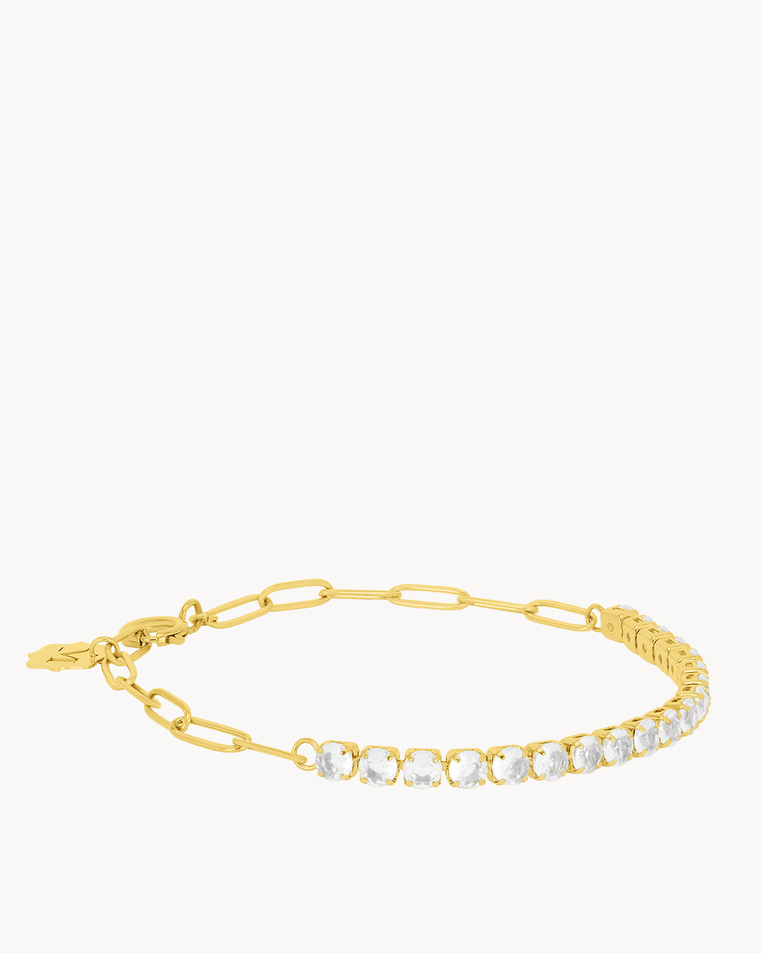 April Birthstone Hope Starlight Charm Bracelet