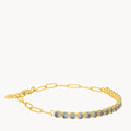 June Birthstone Strength Starlight Charm Bracelet