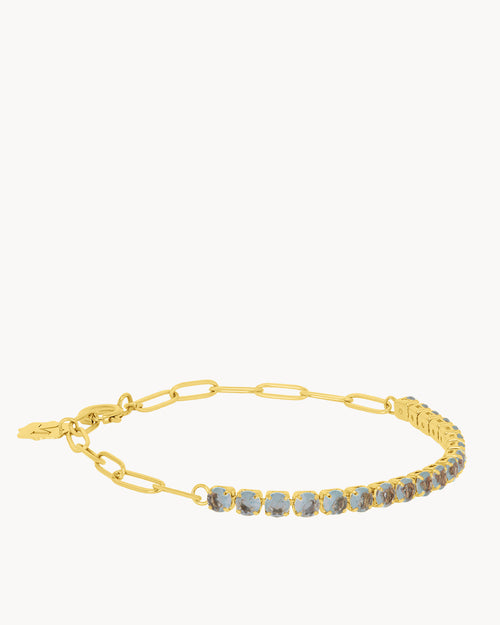 June Birthstone Strenght Starlight Charm Bracelet