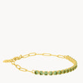 August Birthstone Beauty Starlight Charm Bracelet