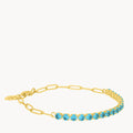 September Birthstone Wisdom Starlight Charm Bracelet