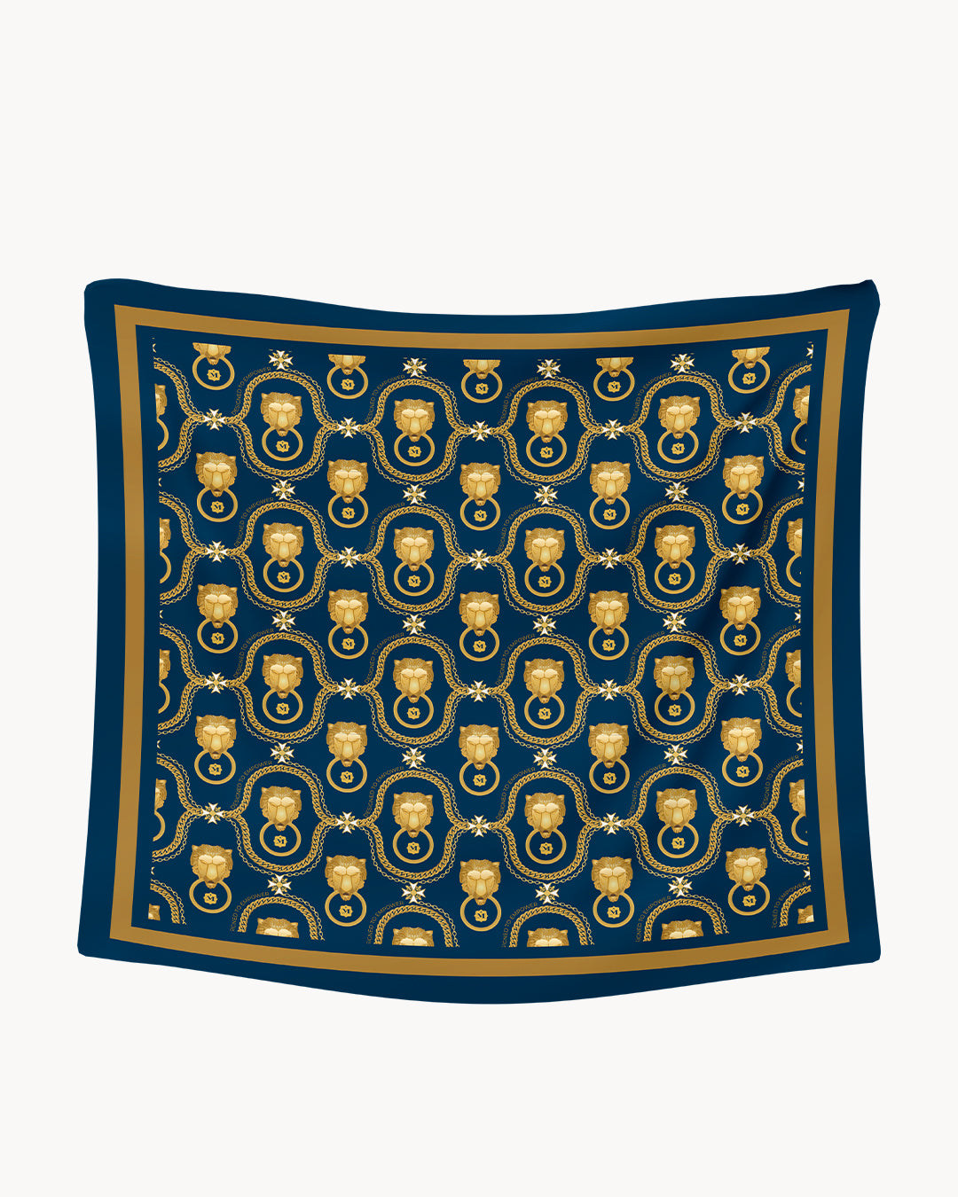 The Mvintage Lion Ħabbata Silk Scarf
