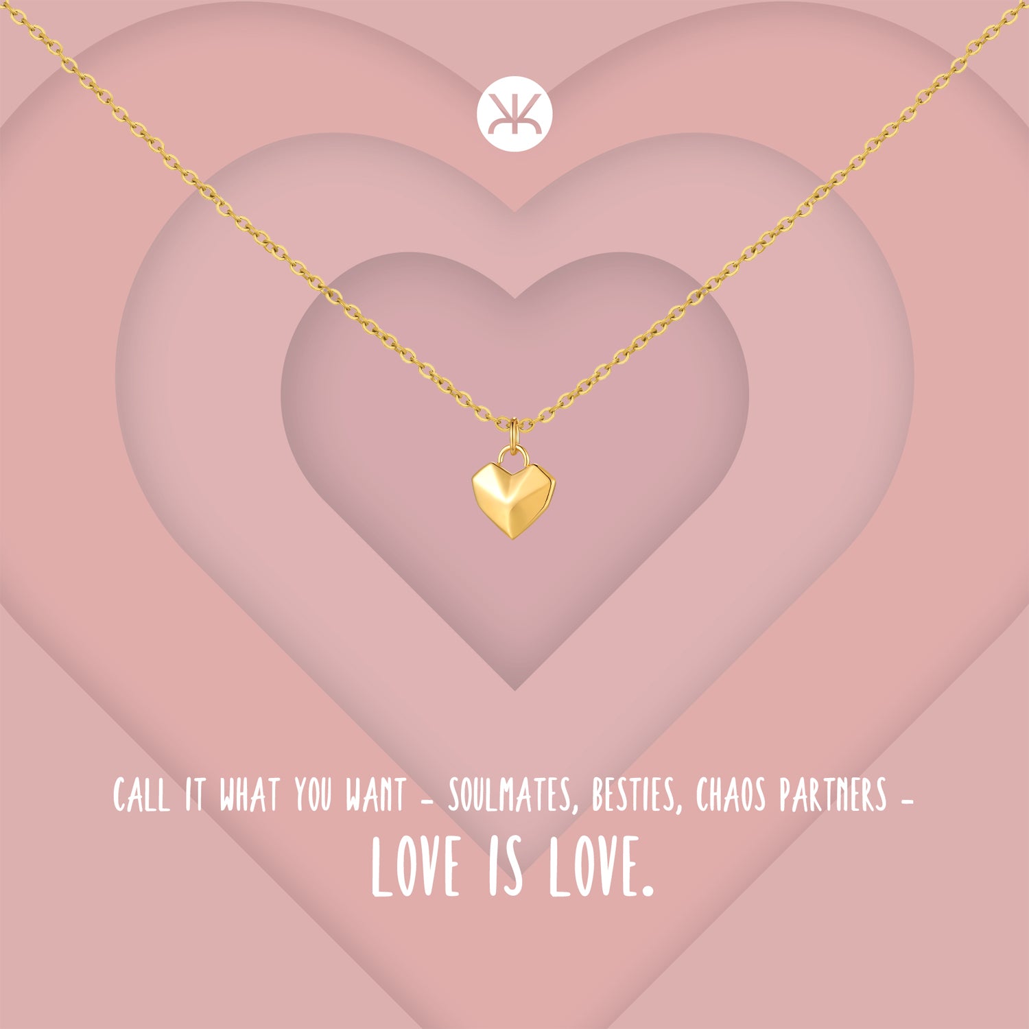 Bold Love Heart Necklace