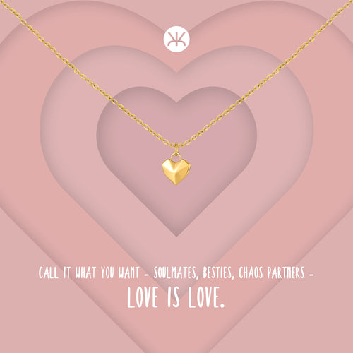 Bold Love Heart Necklace