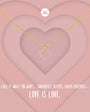 Sparkle Love Heart Necklace