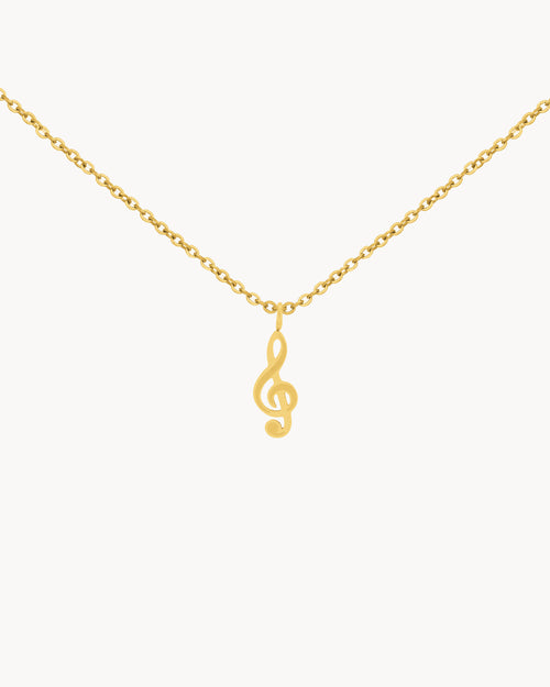 Music Note Necklace