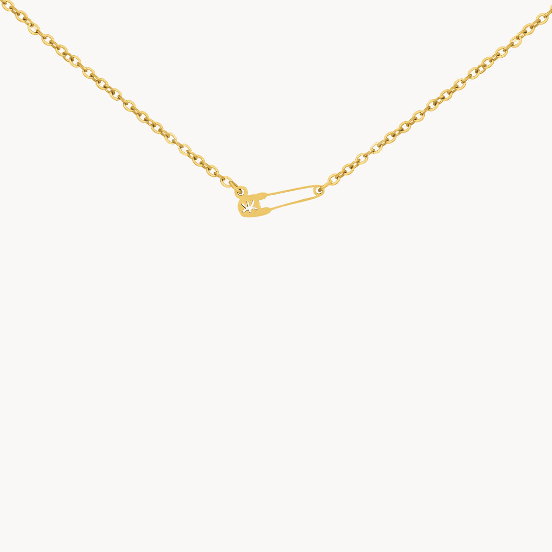 Safety Pin Necklace