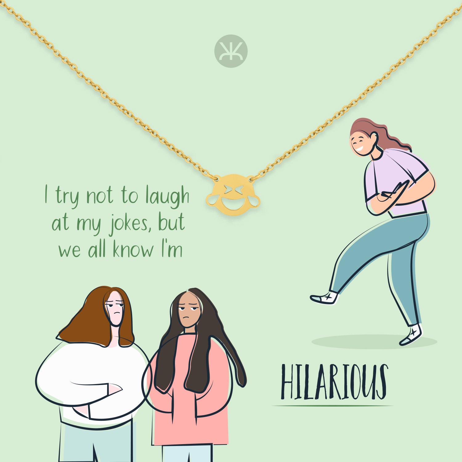 Cry Laughing Necklace