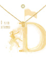 D Gold Necklace