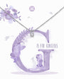 G Necklace, Silver