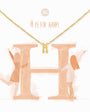 H Gold Necklace
