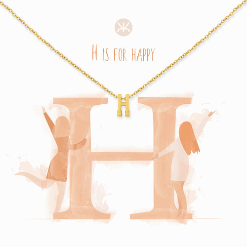 H Gold Necklace