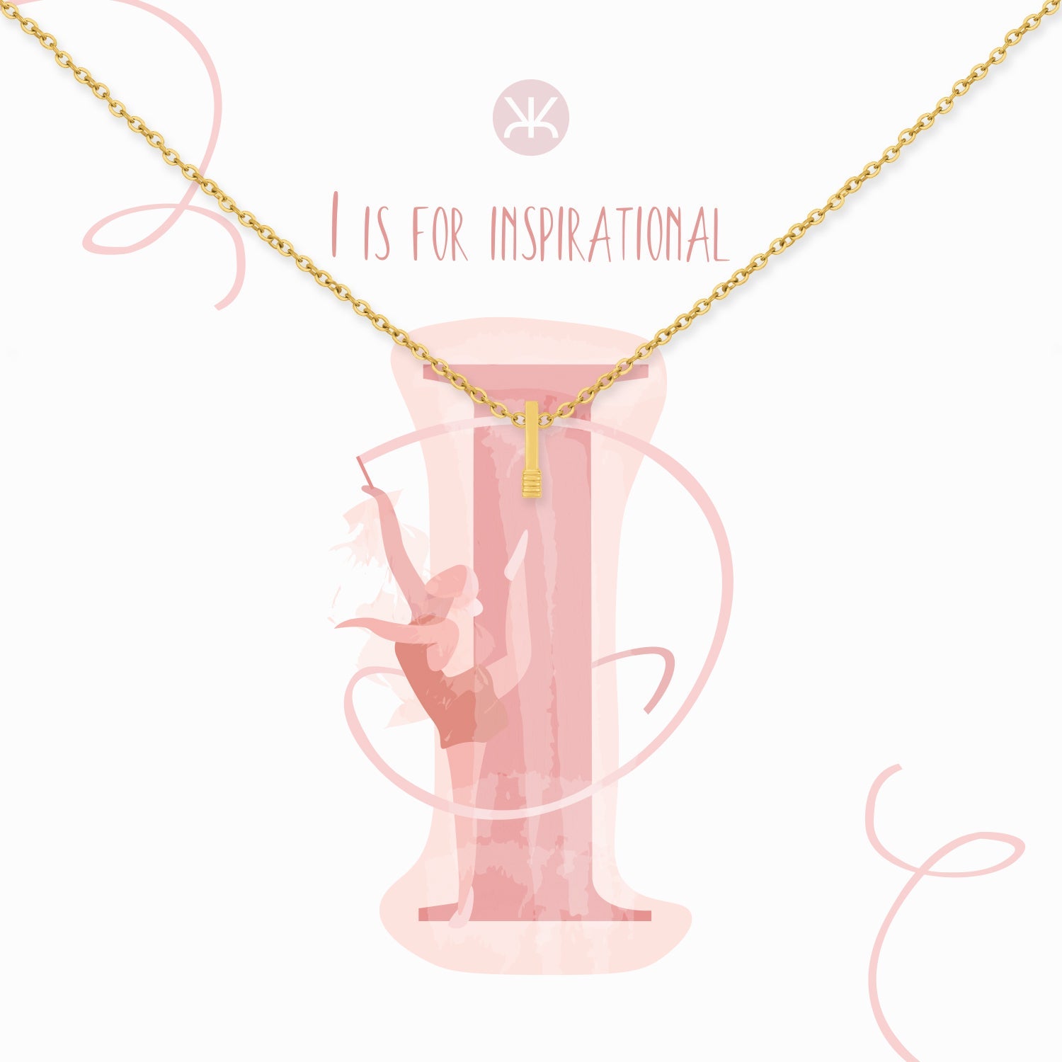 I Gold Necklace