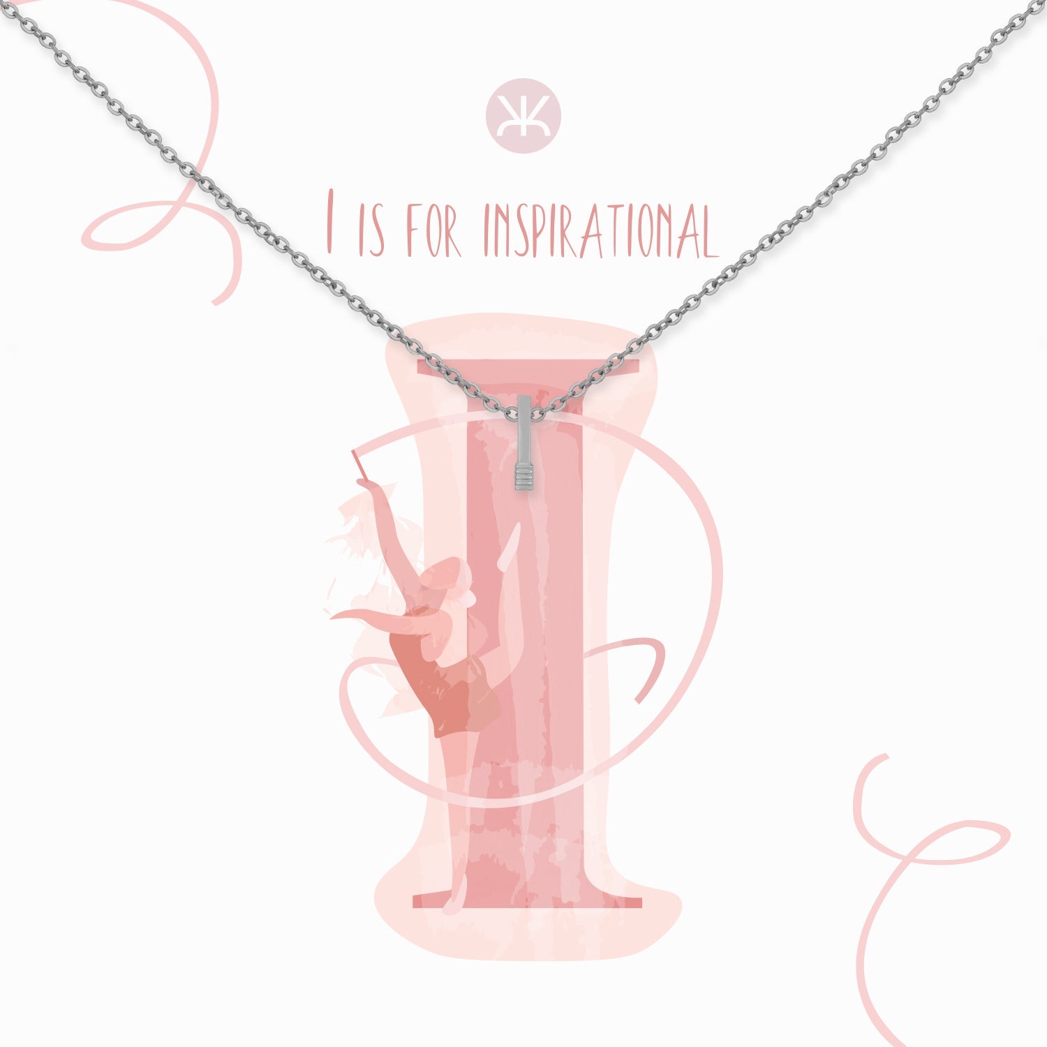 I Silver Necklace