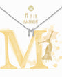 M Silver Necklace