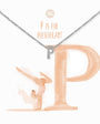 P Silver Necklace