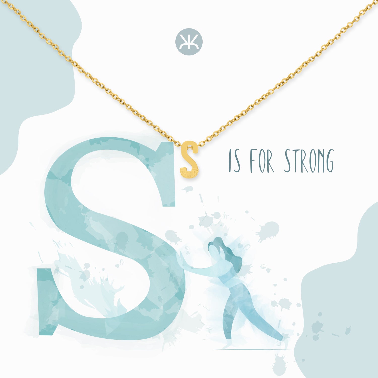 S Silver Necklace