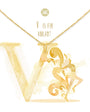 V Gold Necklace