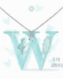 W Silver Necklace