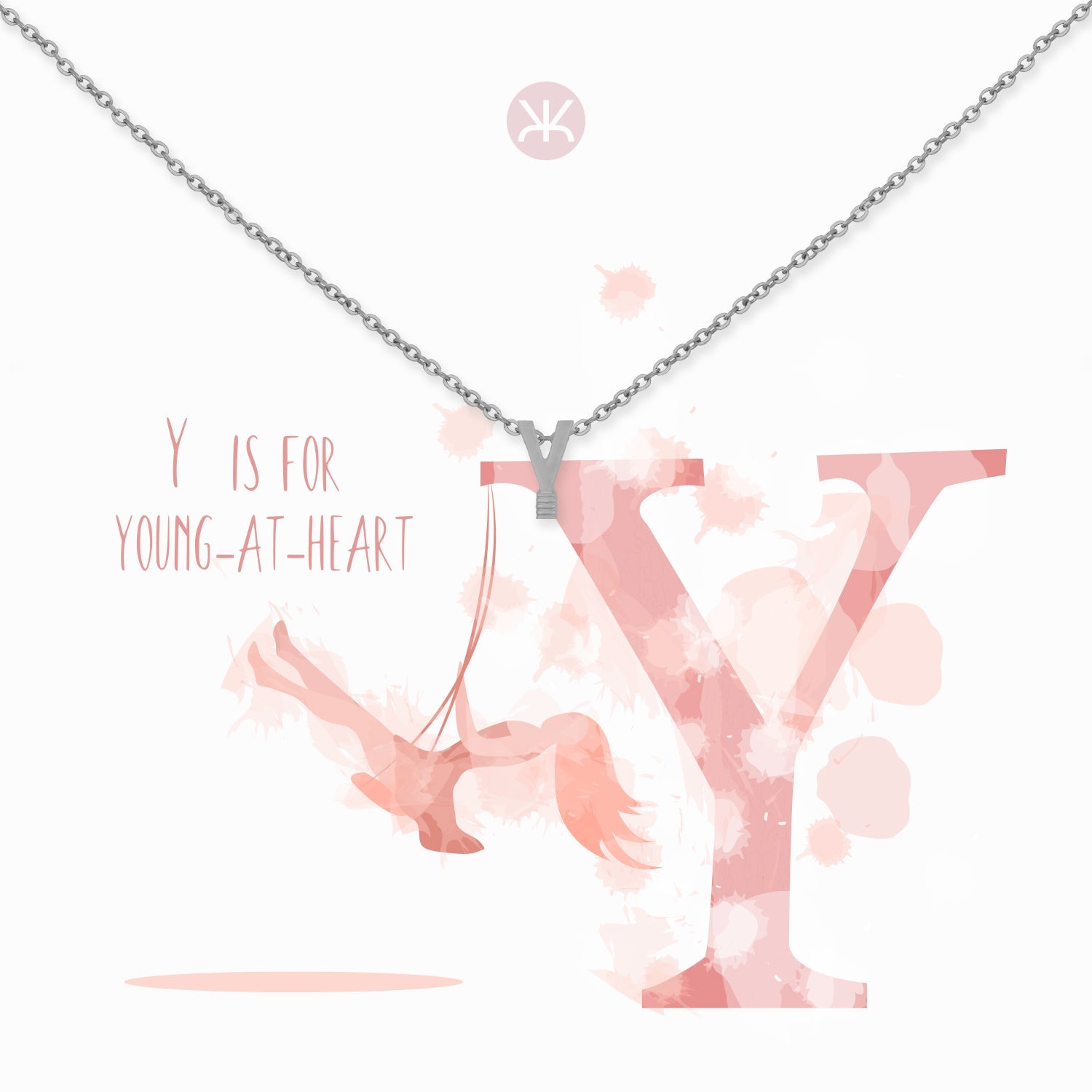 Y Silver Necklace