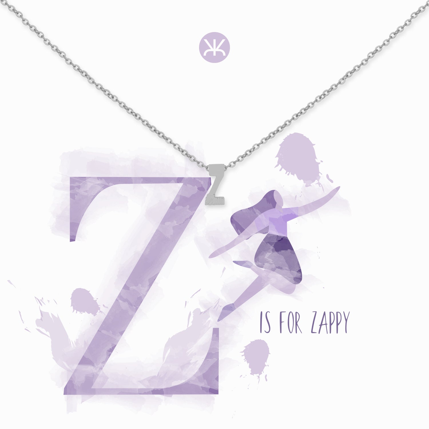 Z Silver Necklace
