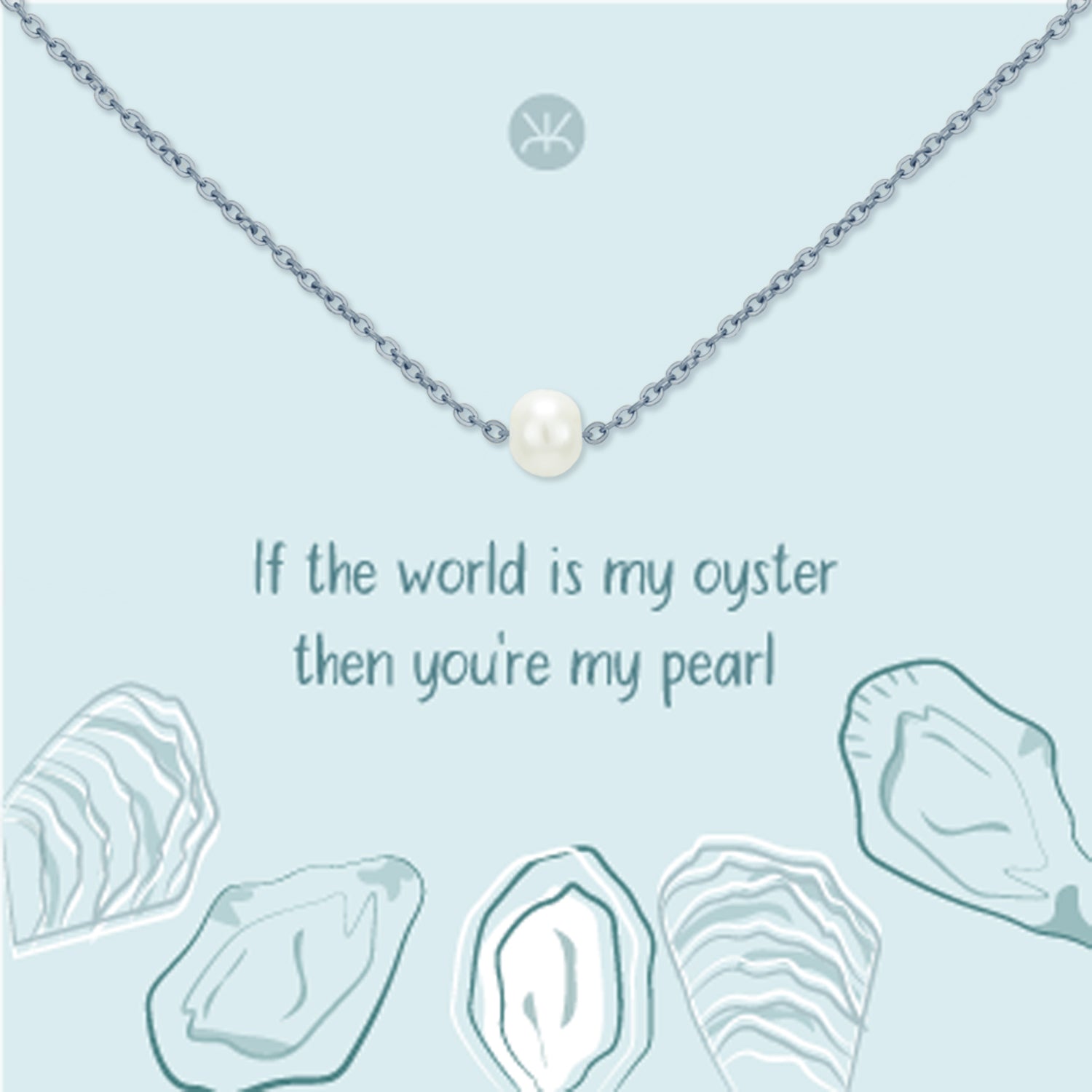 Pearl Necklace, Silver