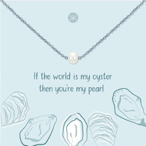 Pearl Necklace, Silver