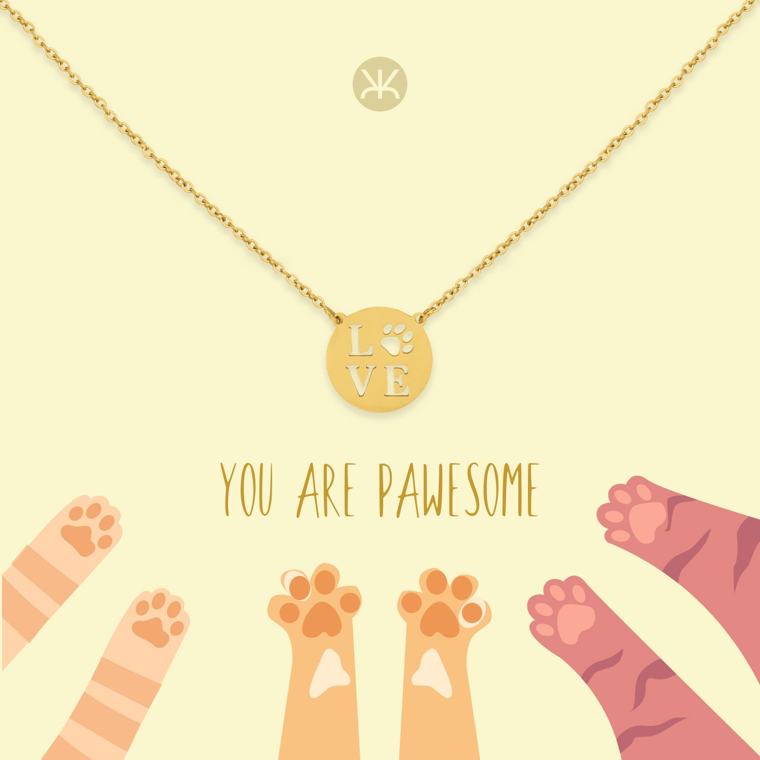 Love Paw Necklace