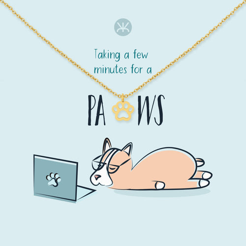 Dog Paw Necklace