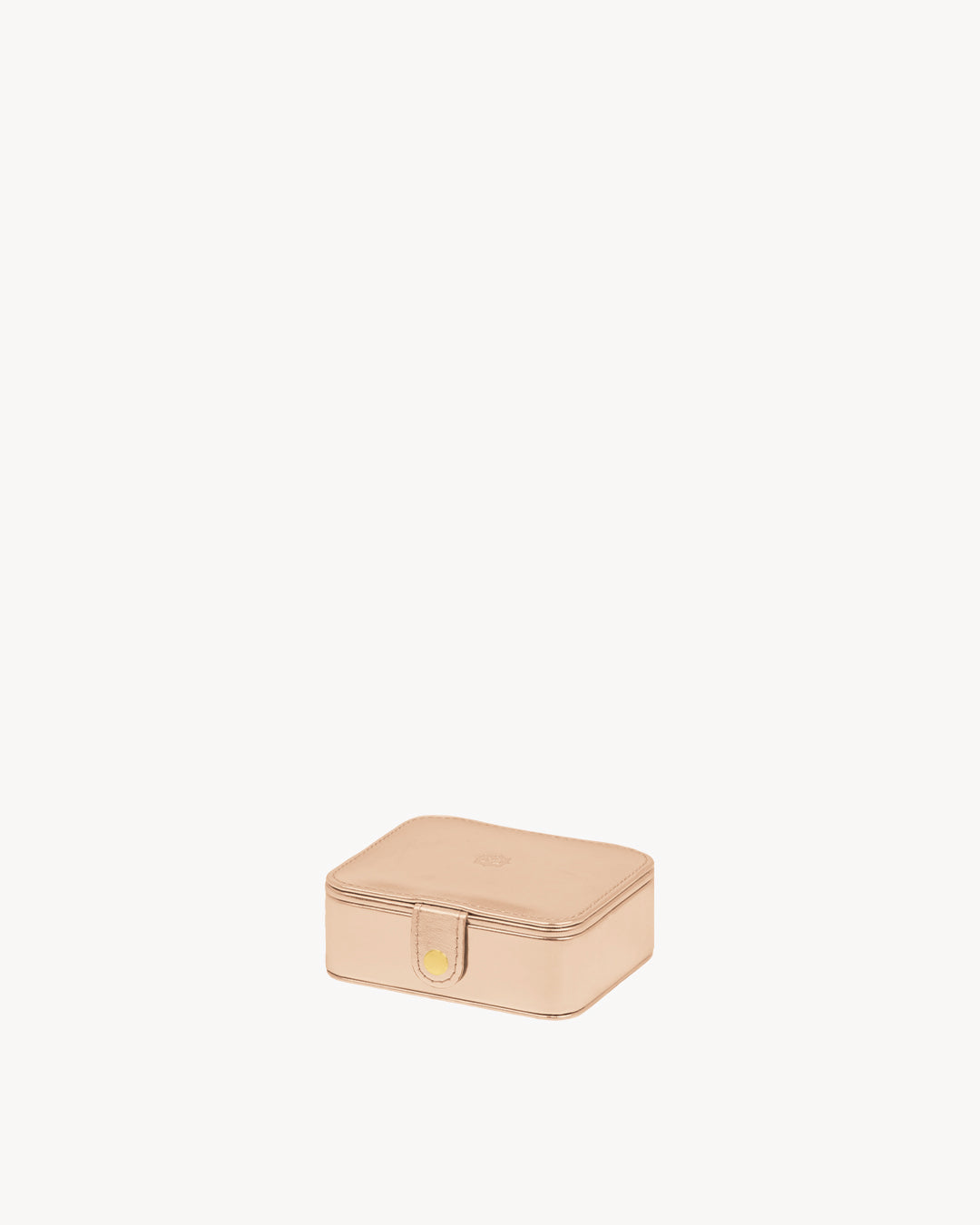 Dainty Rose Gold Metallic Jewellery Box