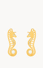 Timeless Pearl Statement Seahorse Earrings
