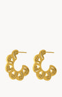 Octopus Hollow Hoop Earrings