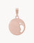 Newborn Engravable Pendant, Rose Gold