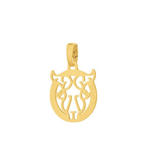 Capricorn Pendant, Gold (Dec 22 - Jan 19)