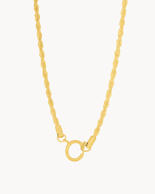 Rope Charm Chain, Gold