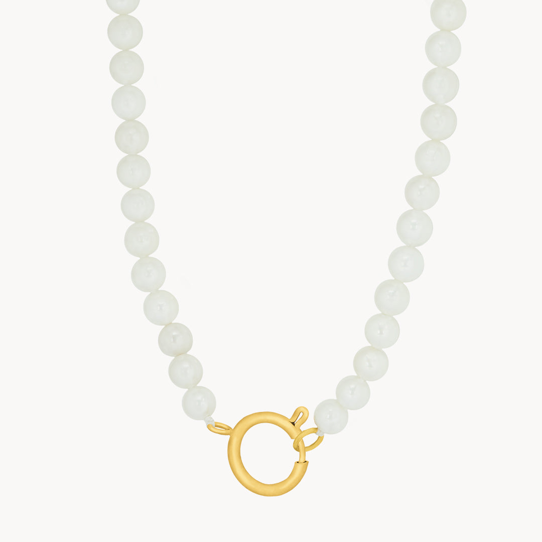 Timeless Long Pearl Charm Chain