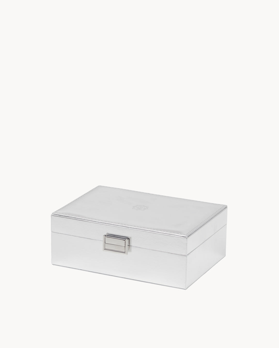 Silver Metallic Jewellery Box