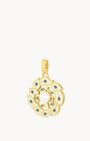 Timeless Pearl Feather Wreath Pendant
