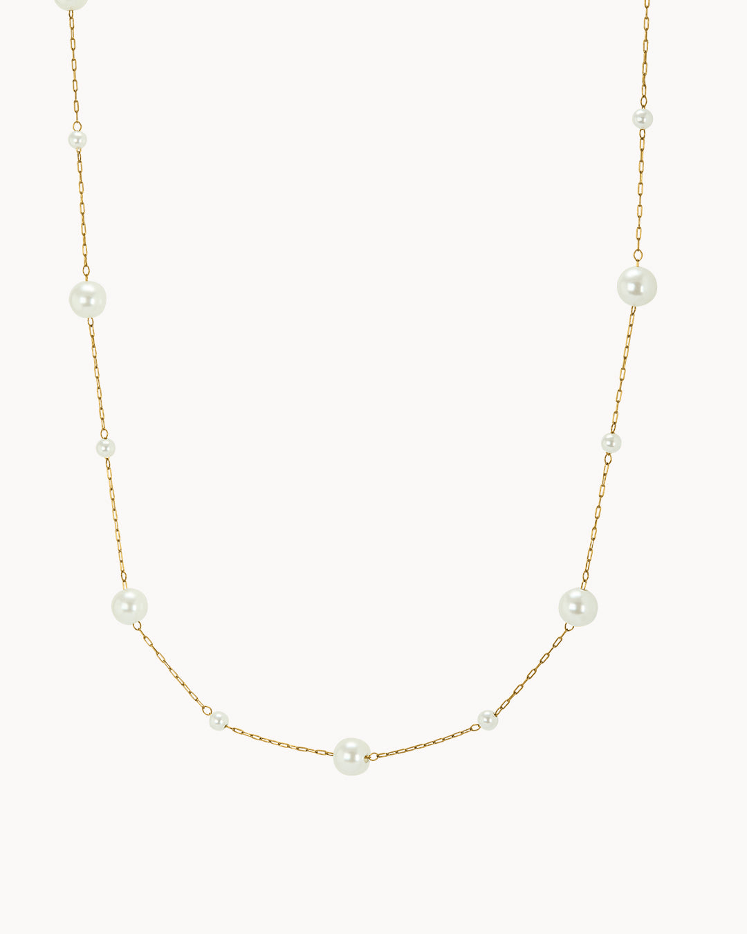 Pearl Tin Cup Choker