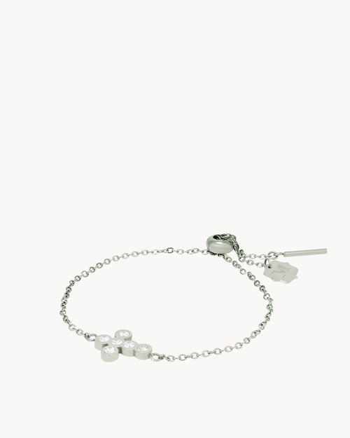 Starlight Salib Silver Adjustable Bracelet
