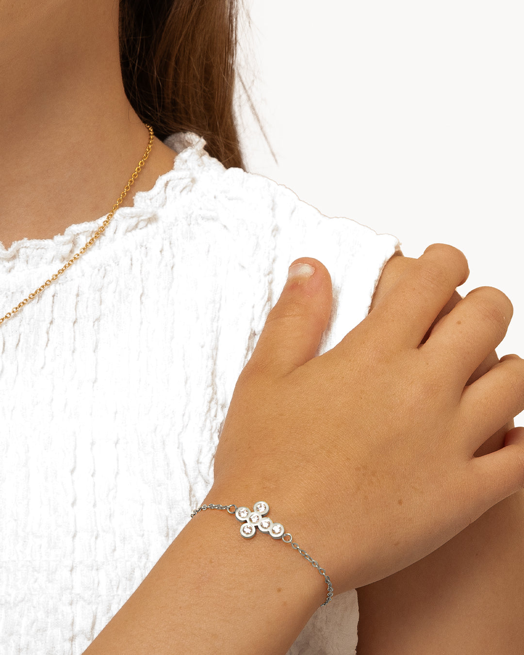 Starlight Salib Silver Adjustable Bracelet