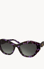 Mellieħa Purple Tortoiseshell Sunglasses