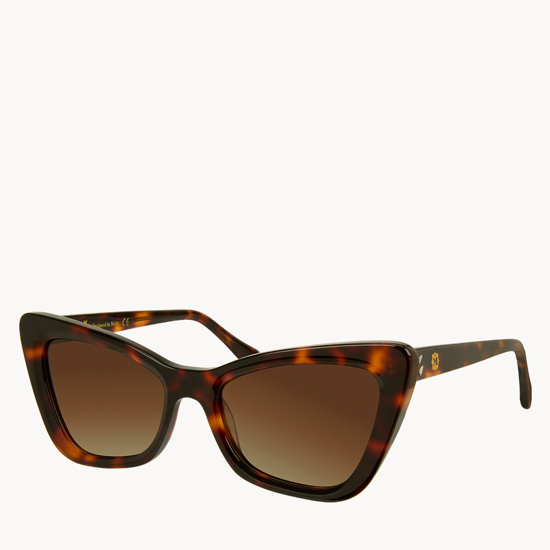 Mdina Brown Tortoiseshell Sunglasses