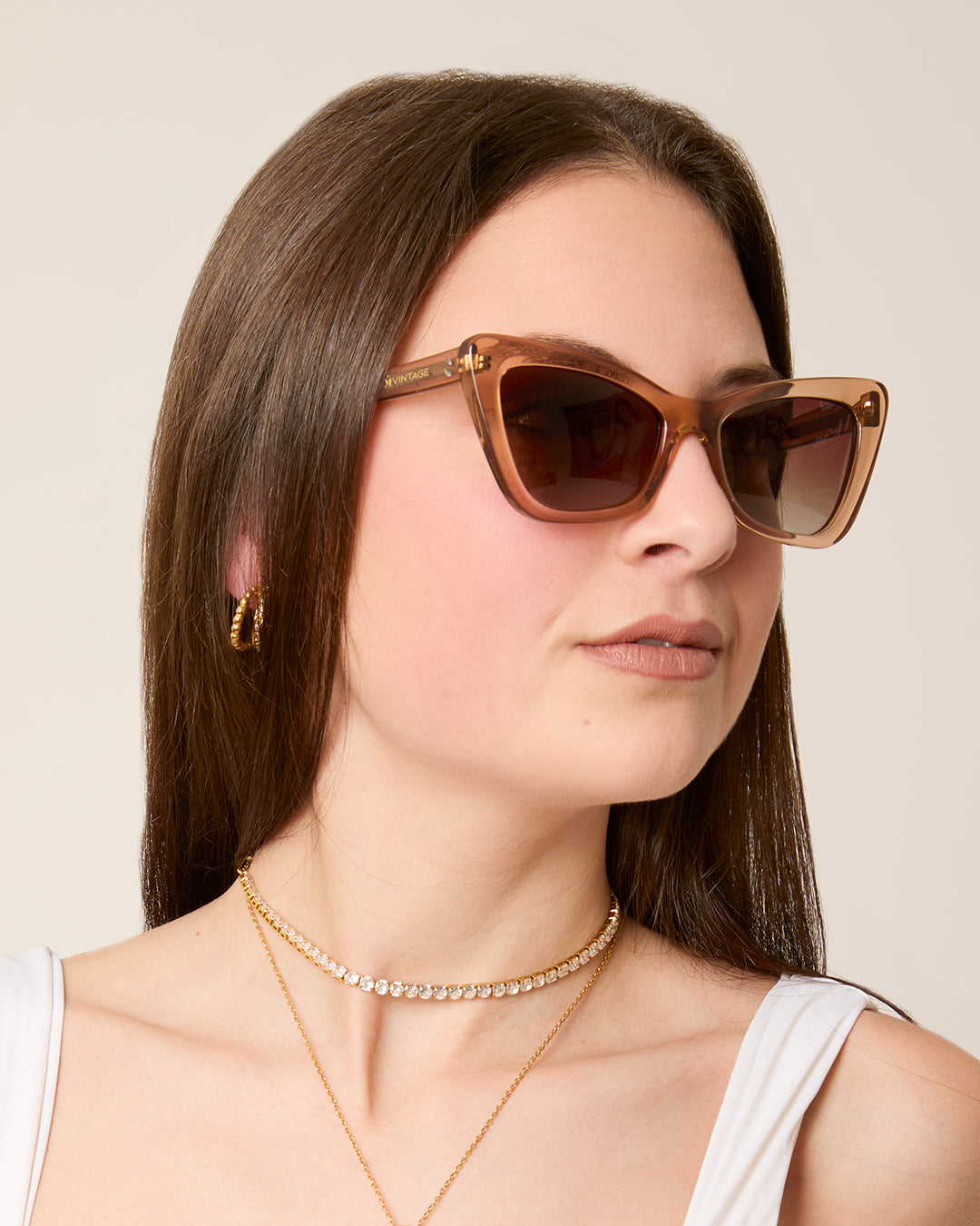 Mdina Light Brown Sunglasses