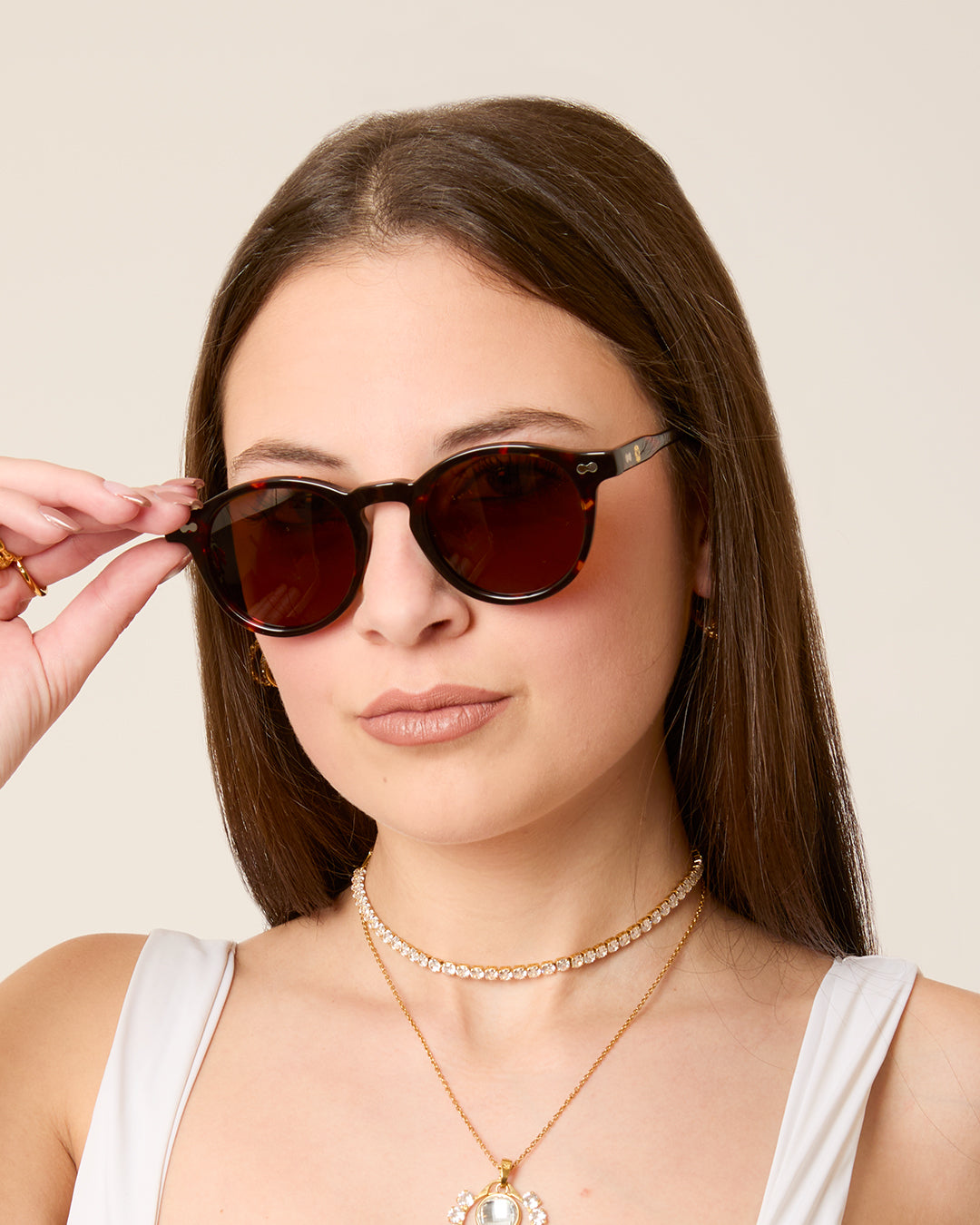 Nadur Brown Tortoiseshell Sunglasses