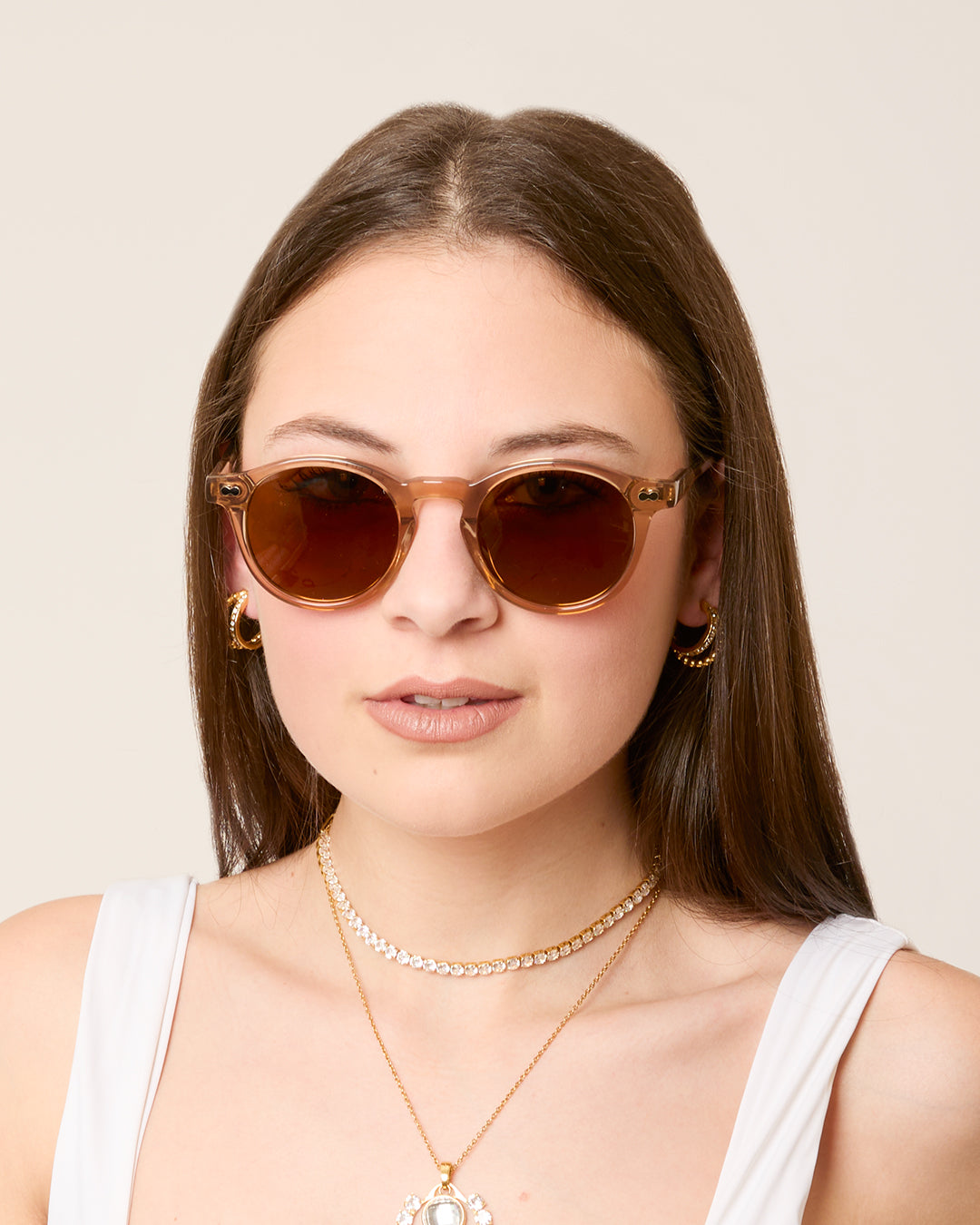 Nadur Light Brown Sunglasses